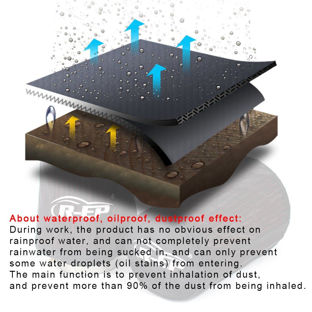 Air Filter Cover Protective Dustproof Cover Universal Fits for Cold Air Intake Filter High Flow Cone Air Filters