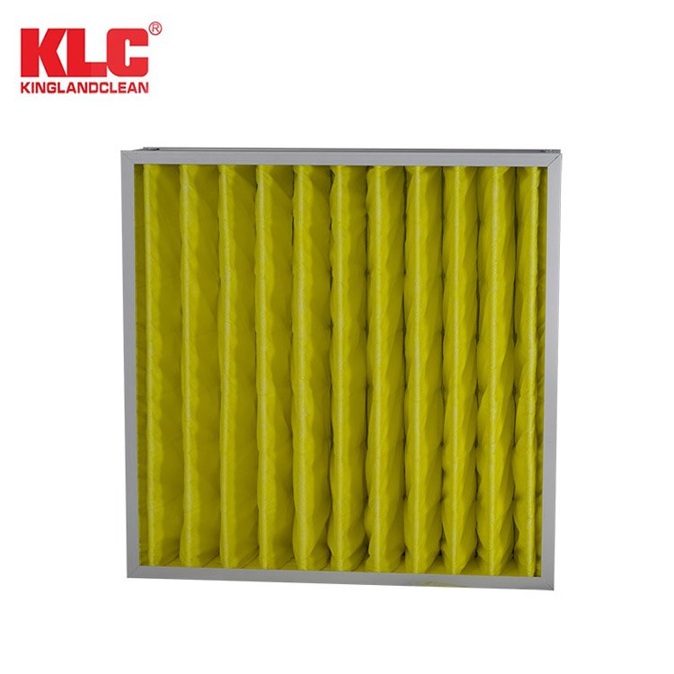 Industrial Box Type Air Filters Pleated Air Filter Box