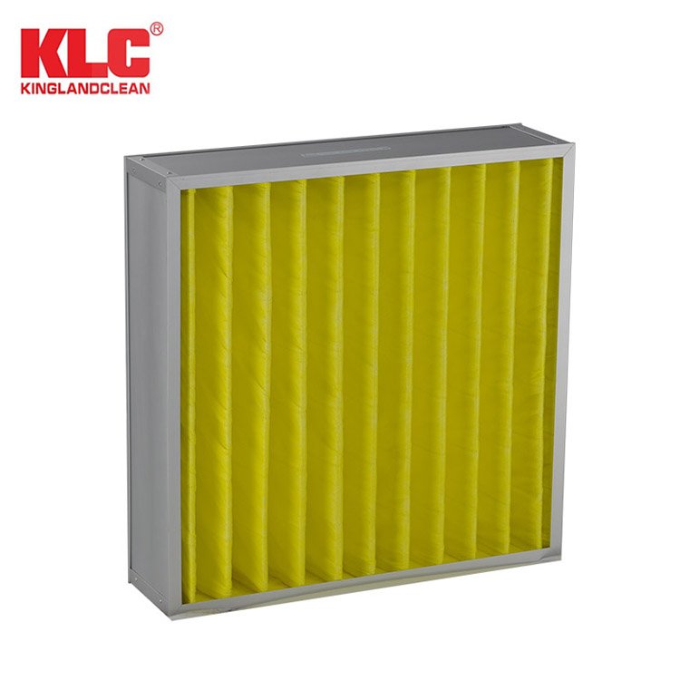 Industrial Box Type Air Filters Pleated Air Filter Box
