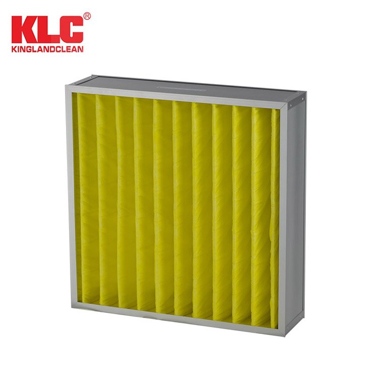 Industrial Box Type Air Filters Pleated Air Filter Box