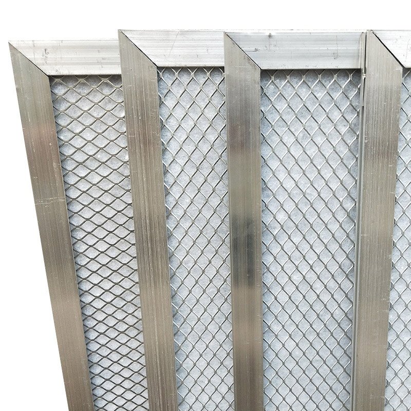 Panel Primary Furnace Hvac Aluminium Cardboard Filter Frame Panel Pleated Air Pre Filter Activated Carbon Filter for Air System