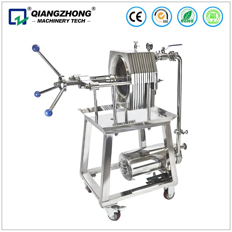 Ood Grade Stainless Steel Oil Filter Equipment New Condition Vacuum and Air Plate Syrup Filter for Industry Use