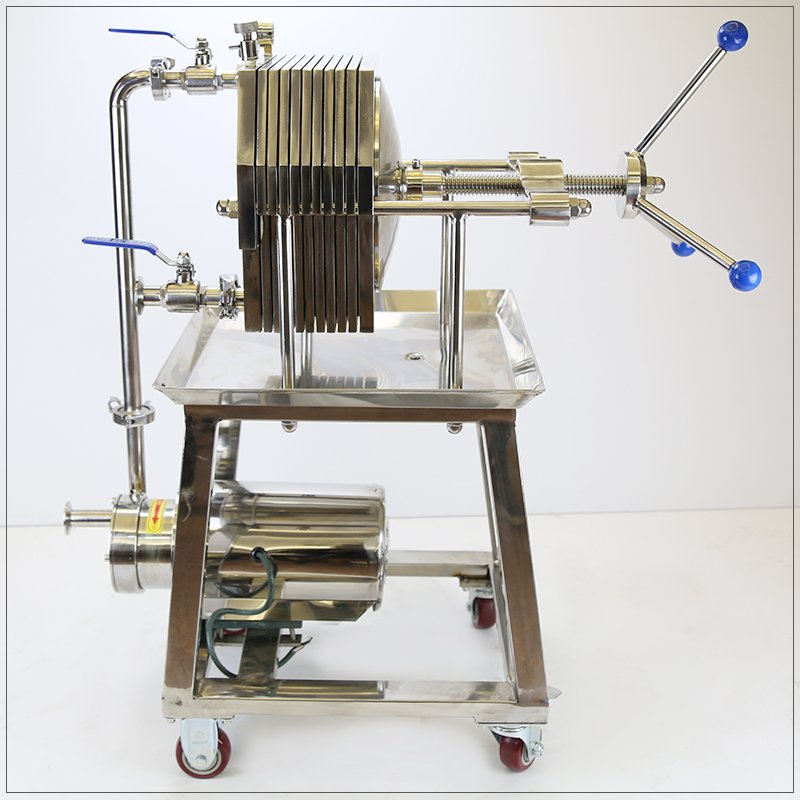 Ood Grade Stainless Steel Oil Filter Equipment New Condition Vacuum and Air Plate Syrup Filter for Industry Use