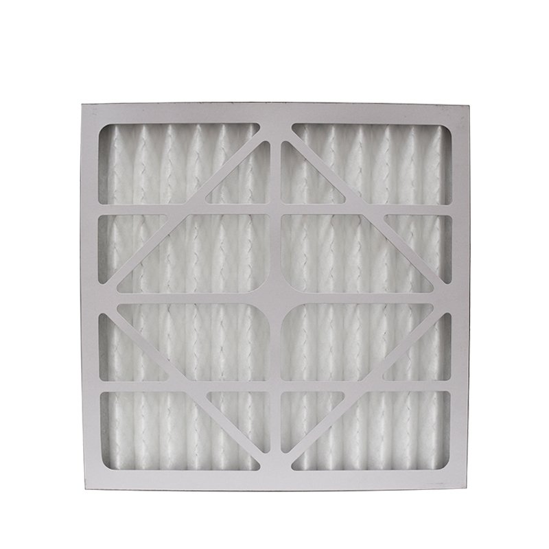 Factory Price Custojmized Merv8 M5 F6 F7 F8 Disposable Replaceable Pleated Kraft Board Cardboard Air Filter for AC System Supply
