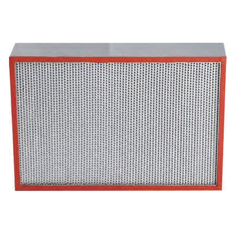 H13~H14 80mm High Temperature Resistance Air Filter High Temp HEPA Filter