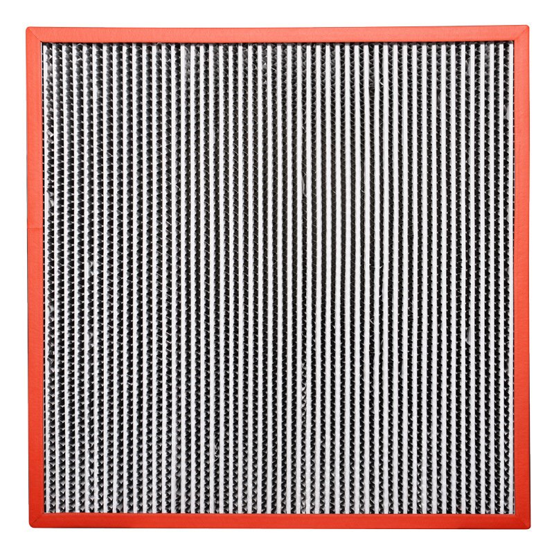 H13~H14 80mm High Temperature Resistance Air Filter High Temp HEPA Filter