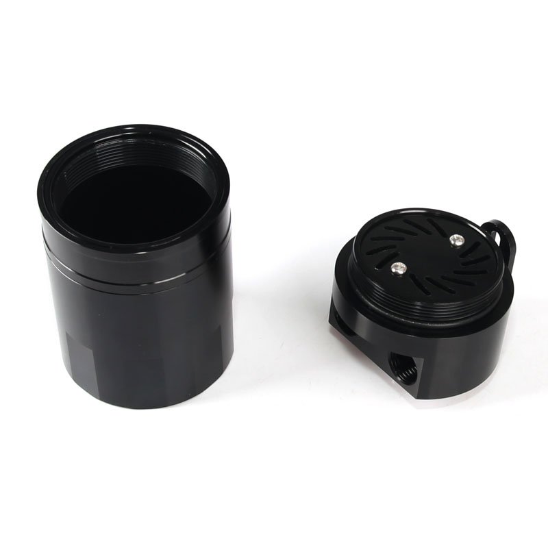 Car Parts Refit Engine Oil Breathable Kettle Filter Pot Racing Modified Round Oil Catch Can With Air Filter