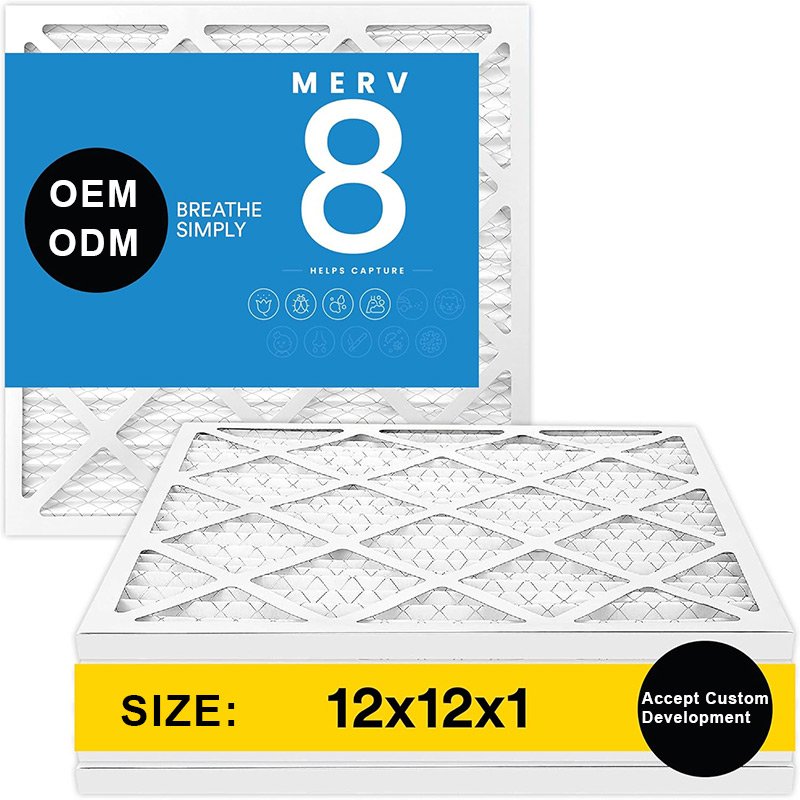 Compatible With Simply by MervFilters 12x12x1 MERV 8 MPR 600 Air Filter HVAC AC Furnace Return Air Pleated Replacement Filter
