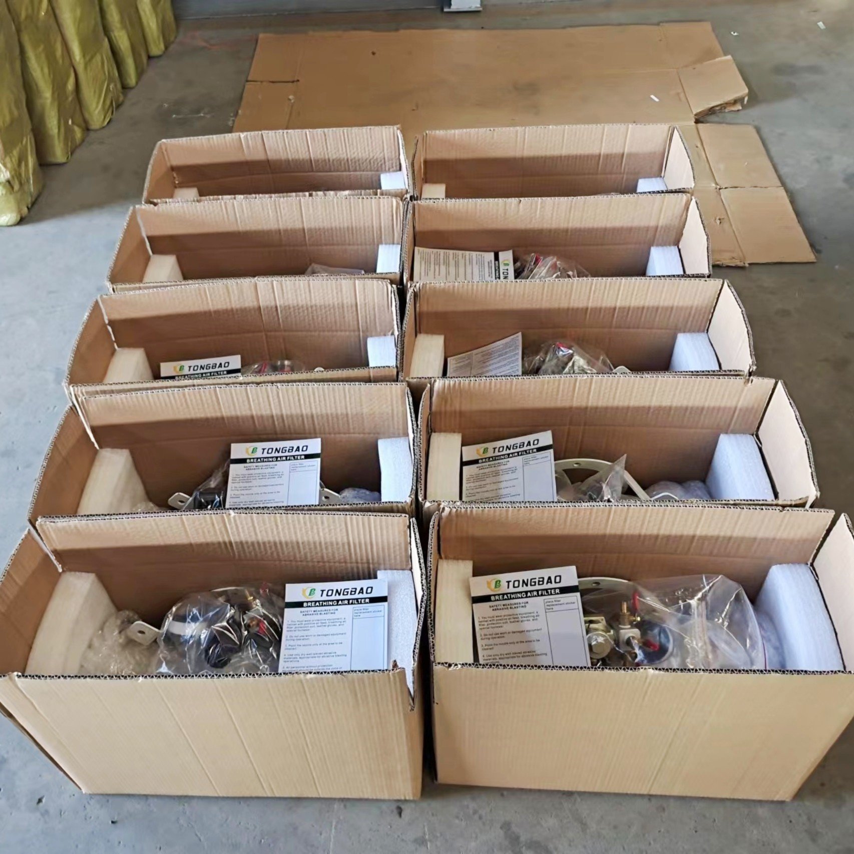 Air Filter Remove Moisture Oil for Industrial Sandblasting Helmet Iron Material for Sand Blasting and Spraying