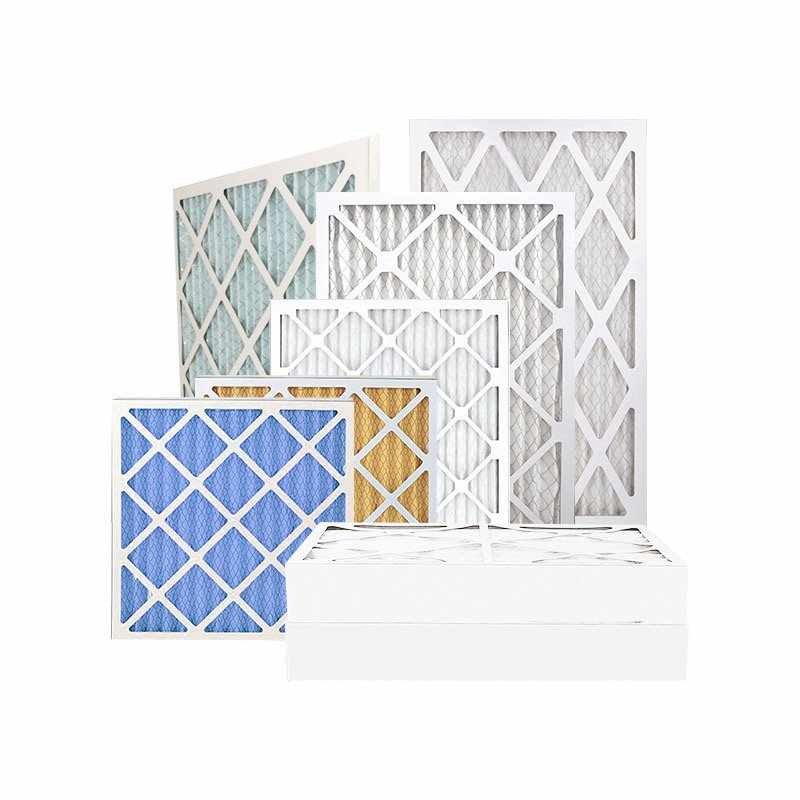 Customized Size Cardboard Frame Pleated G4 Air Filter Replacement for HVAC & AC Furnace System Dust Collection