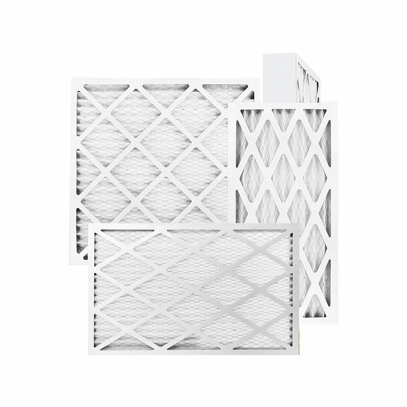 Customized Size Cardboard Frame Pleated G4 Air Filter Replacement for HVAC & AC Furnace System Dust Collection