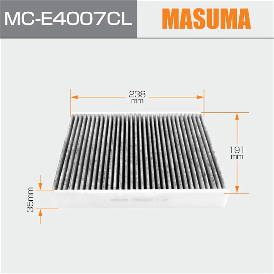 MASUMA MC-E4007CL Air Conditioner Filter Car 8713900N010 87139030040 Air Filter Car Carbon Activated Cabin Filter