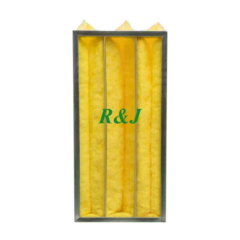 Air Filter Pocket filter fiberglass media rigid filter bag