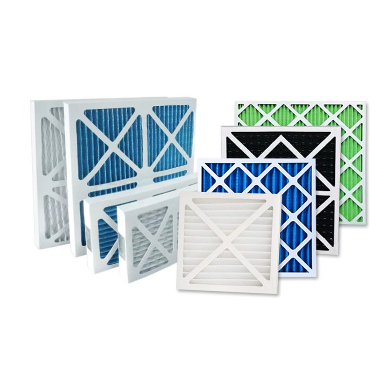 Wholesale Cardboard Frame Pleated Ac Furnace Filters 16x25x1 G4 EU4 Merv 7 8 10 11 12 13 15 17 for air Conditioning System
