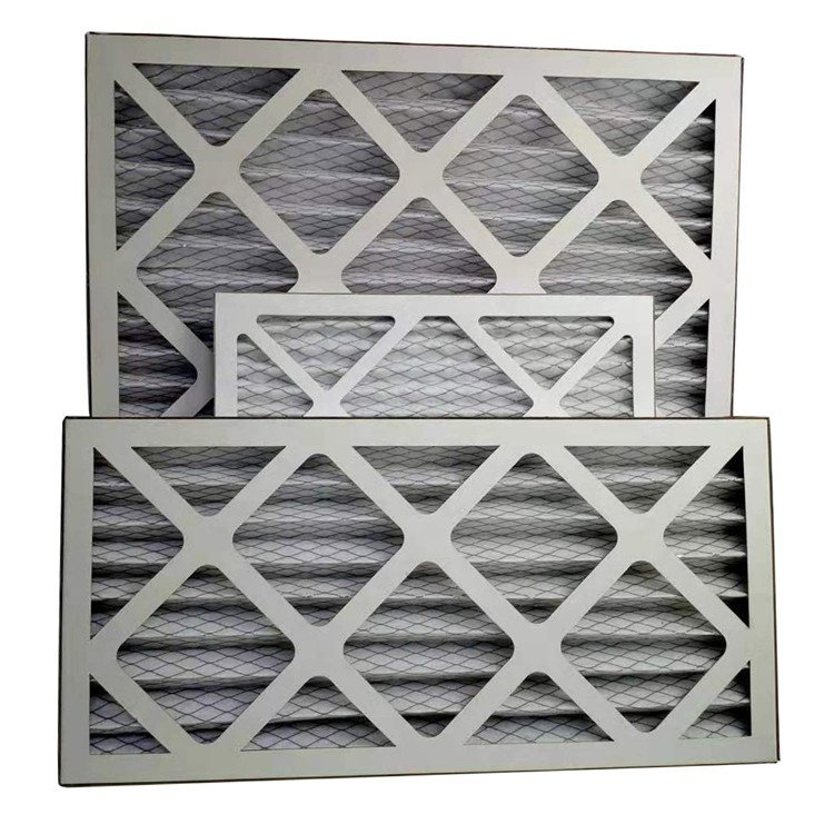 Wholesale Cardboard Frame Pleated Ac Furnace Filters 16x25x1 G4 EU4 Merv 7 8 10 11 12 13 15 17 for air Conditioning System