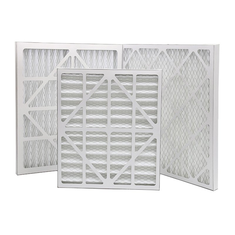 Wholesale Cardboard Frame Pleated Ac Furnace Filters 16x25x1 G4 EU4 Merv 7 8 10 11 12 13 15 17 for air Conditioning System