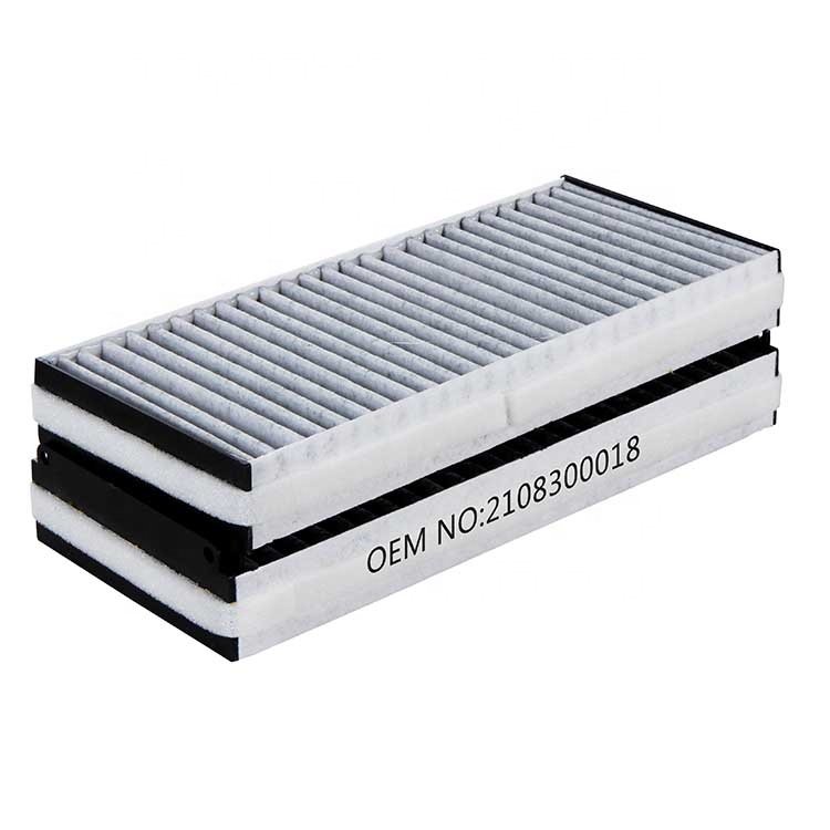 Hot Sale Auto Car Cabin Air Filter 2108300018 for Car 210 MODEL E200 - E220 (SET CARBON MATERIAL)