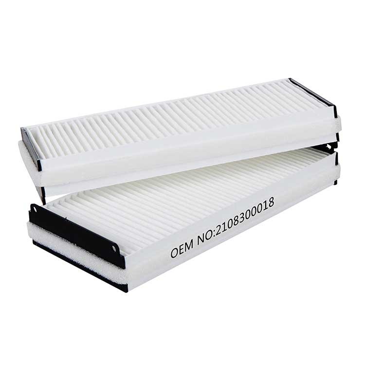 Hot Sale Auto Car Cabin Air Filter 2108300018 for Car 210 MODEL E200 - E220 (SET CARBON MATERIAL)