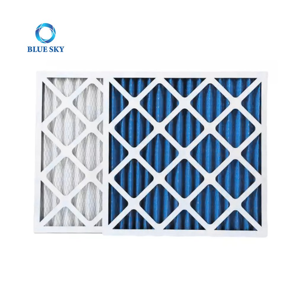 H13 MERV 6 8 11 13 14 15 Pleated Hvac Air Filters Aluminium Frame Air Conditioner HVAC System Air Flow Merv Filter