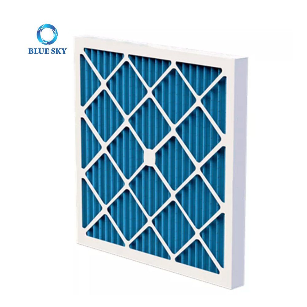 H13 MERV 6 8 11 13 14 15 Pleated Hvac Air Filters Aluminium Frame Air Conditioner HVAC System Air Flow Merv Filter