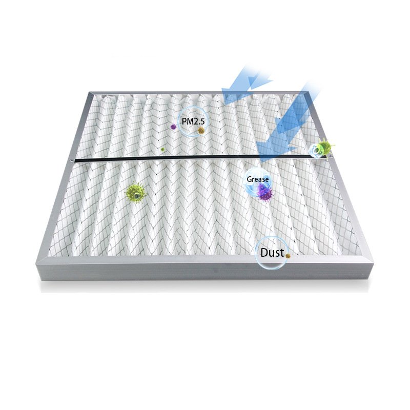 Customized Electrostatic Cotton Primary Efficiency Pleated Filter Different Sizes Return Air Filter HVAC System New Condition