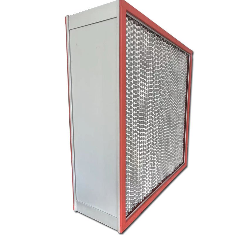 High Temperature 304 Stainless Steel Frame HEPA Resistant Absolute Air Filter (250, 320 Degrees) for Semiconductor Industry