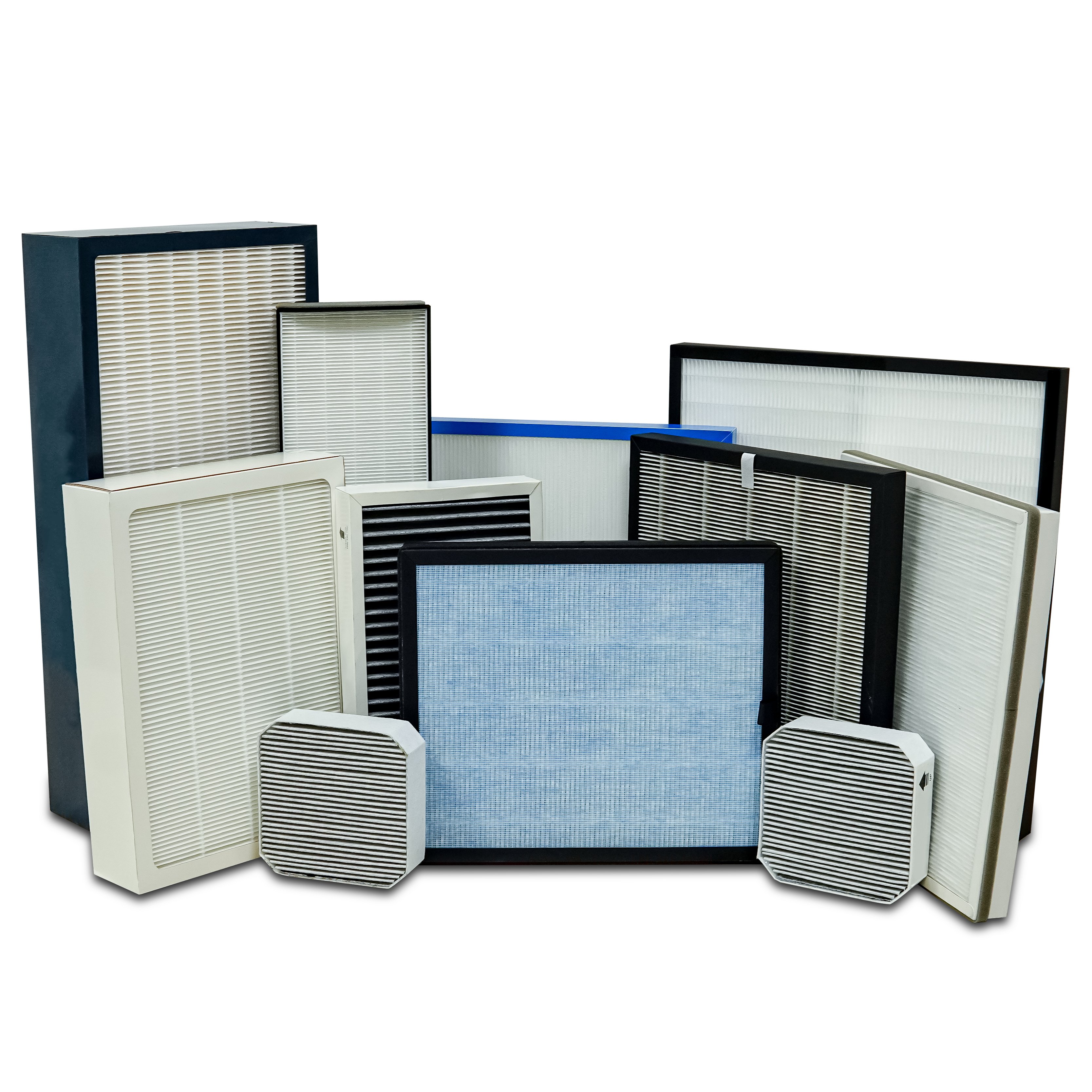 OEM/ODM for Air Purifier Vacuum Cleaner Air Condition Furnace H11 H12 H13 H14 Pleated True HEPA Activated Carbon Filter