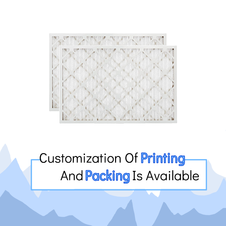 Standard 20x30x1 16x20x1 Pleated Air Filter Replacement for HVAC Furnace System Dust Collection