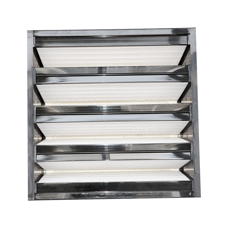 High Capacity Compact V Bank HVAC Air Filter H13 H14 air Purification Filter