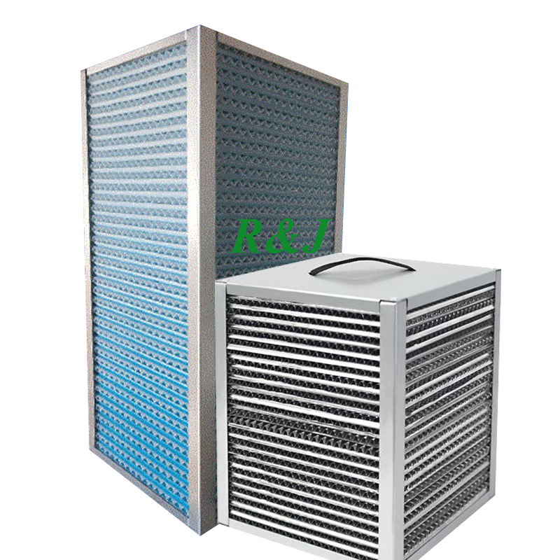 Fresh air system full heat exchange filter element accessories Full heat exchanger core filter element screen size customization