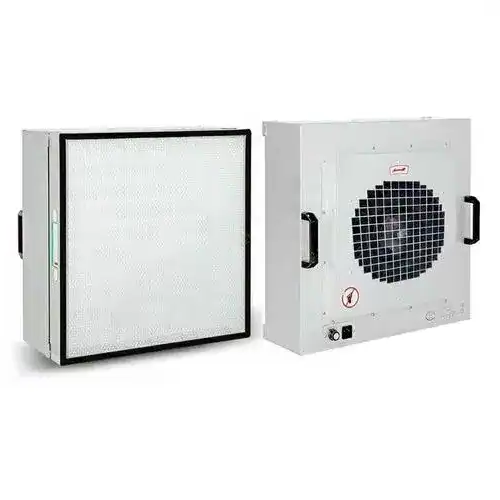 New 120V/220V H14 H13 HEPA FFU Fan Filter Unit Laminar Flow Hood with Glass Fiber Panel Filter for Manufacturing Plant