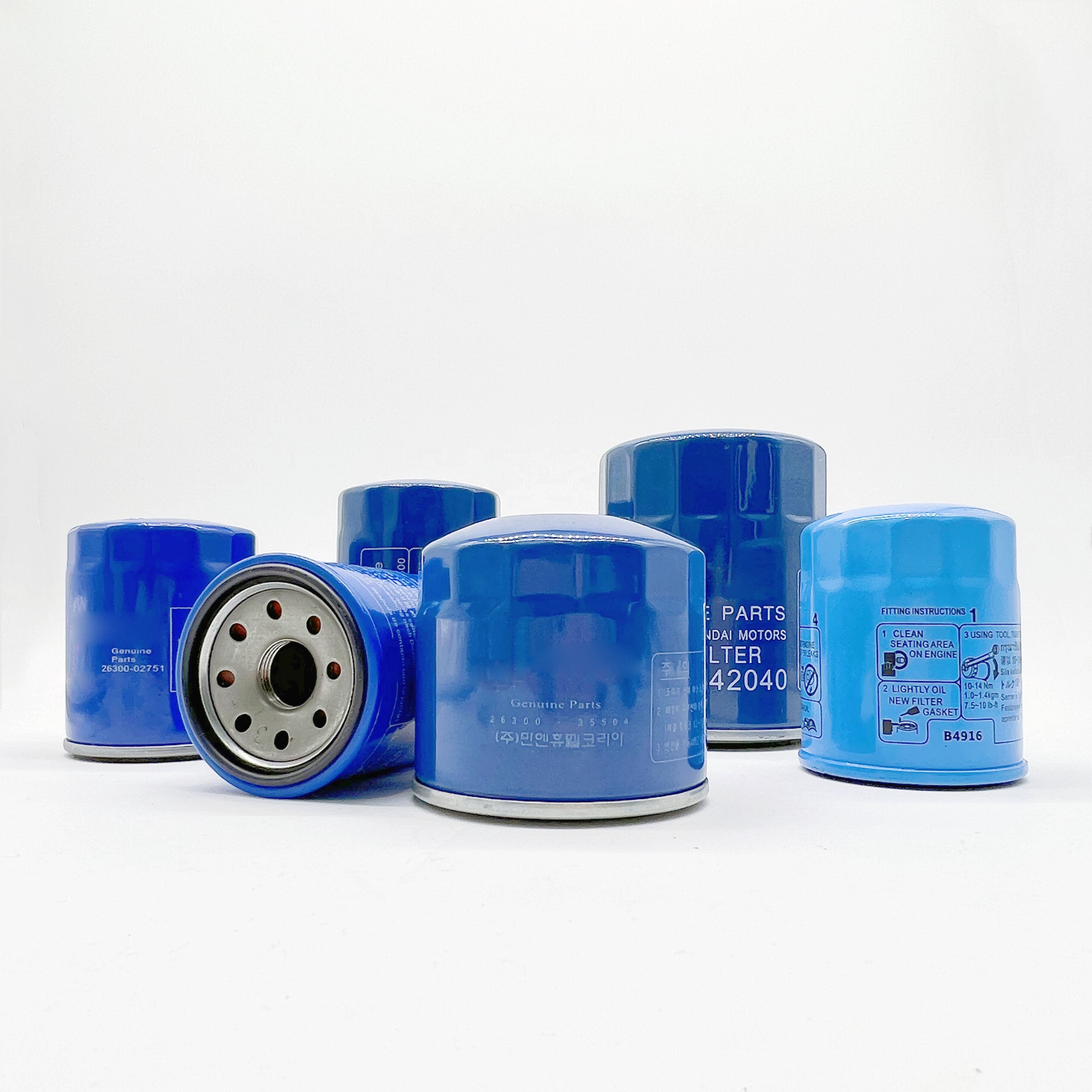 Auto Vehicle Car Engine OEM Oil Filter 26300 35504 15601-bz030 15208-65f00 for Nissan Navara Yd 25 Hyundai Innova