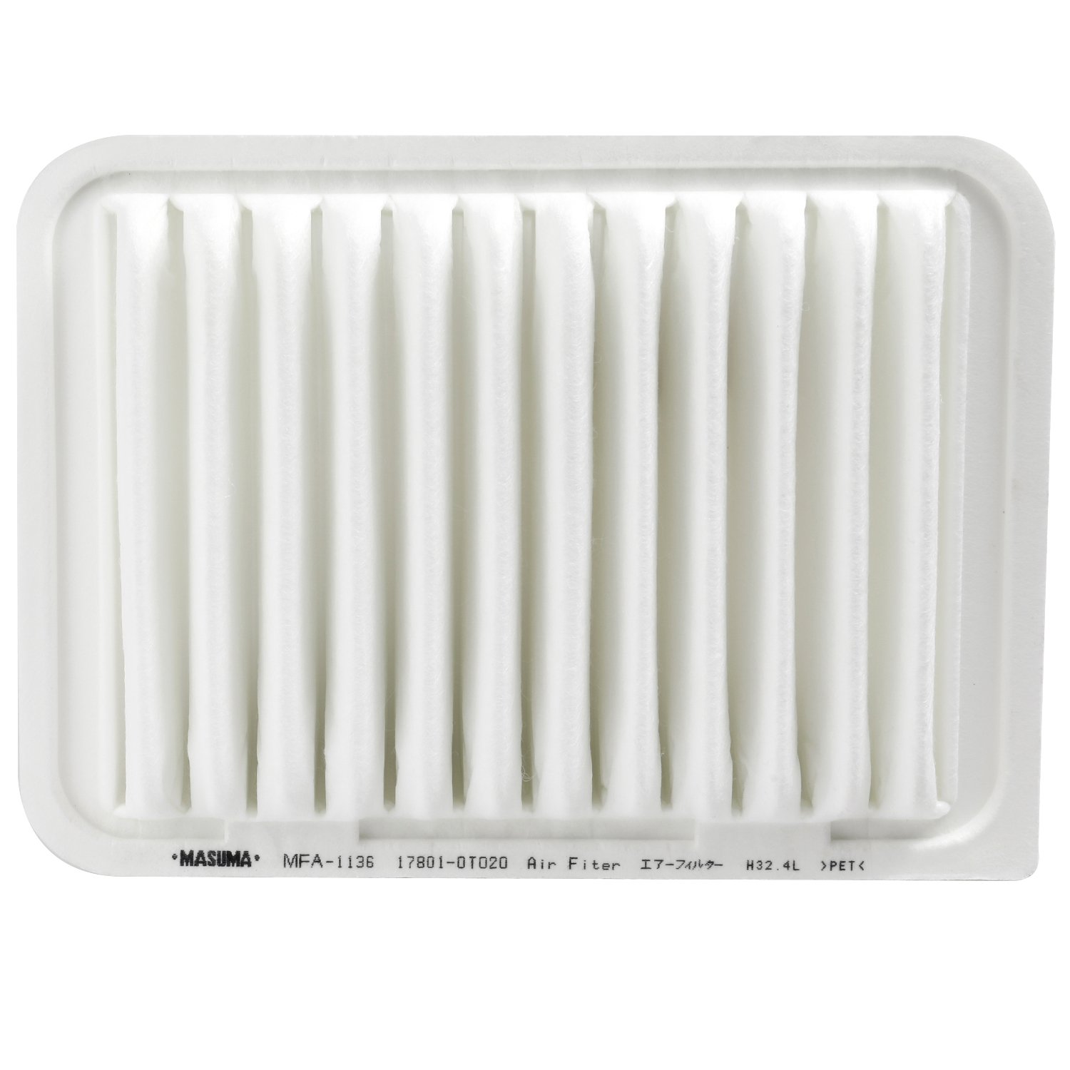 MFA-1136 MASUMA Car Hepa air Filter A1109141 17801-0D060 for Toyota Hilux Corolla SE Sedan 2021