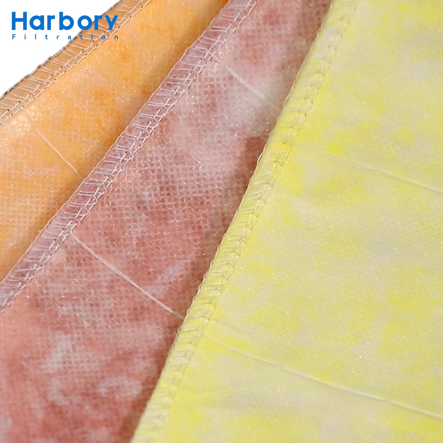 4.5mm F7 F8 F9 High Temperature Fiberglass Pocket Air Filter Media Rolls of General Ventilation