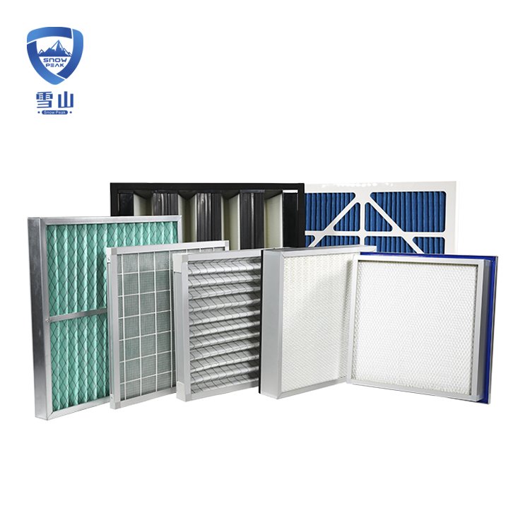 MERV 18 H14 HVAC System Plastic Frame Air Hepa Filter