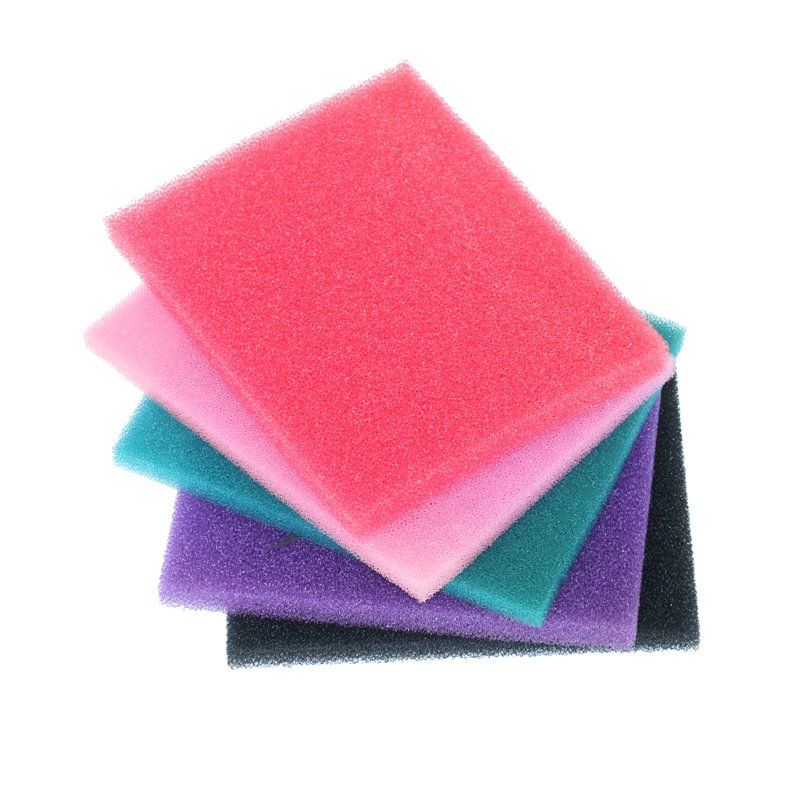 Customizable 10*5*2 Aquarium Sponge PU Filter Sponge Foam 10ppi-60ppi 3 Months Provided Air Filter