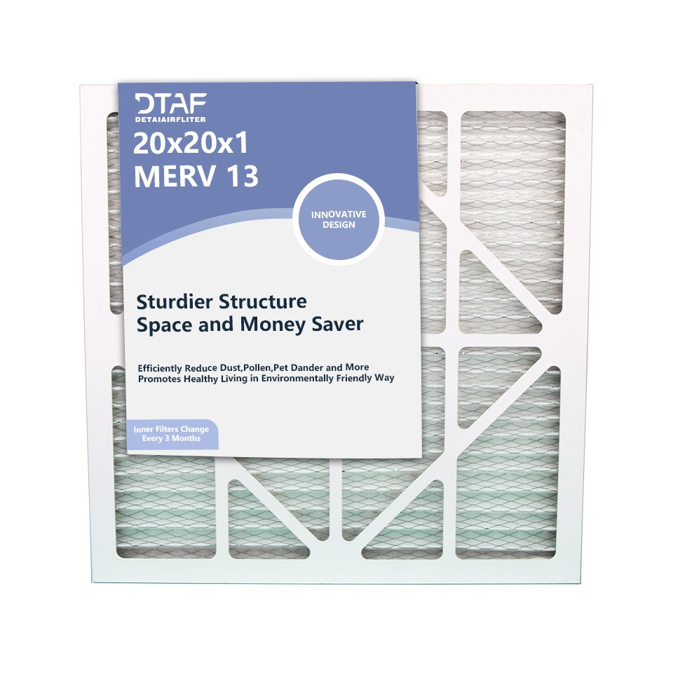 Powerful Manufacturer MERV 8 11 Filtration Equipment Pleated Paper Frame Cardboard Synthetic Fiber Filter Hvac for HVAC