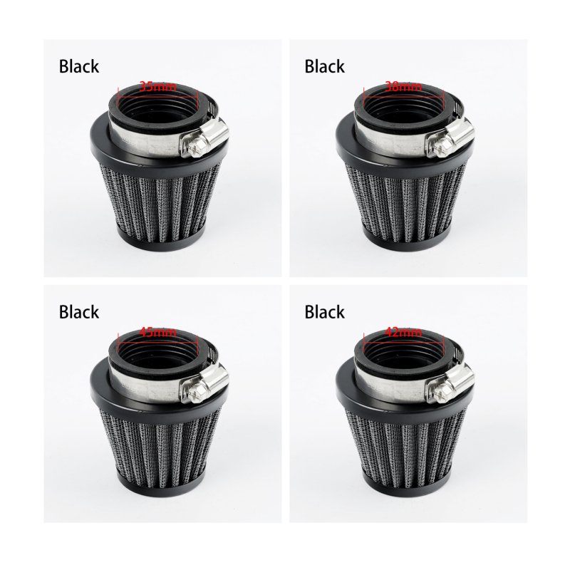 Universal 35mm 38mm 42mm 48mm Motorcycle Air Filter For 50cc 110cc 125cc 140cc Motorcycle ATV Scooter Pit Dirt Bike