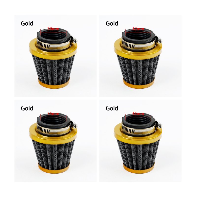 Universal 35mm 38mm 42mm 48mm Motorcycle Air Filter For 50cc 110cc 125cc 140cc Motorcycle ATV Scooter Pit Dirt Bike