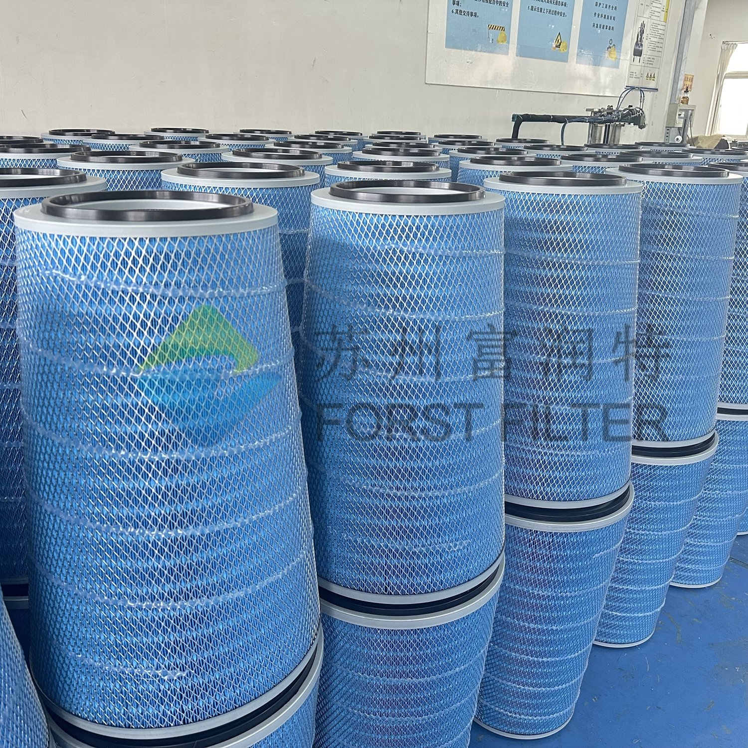 Blue Factory Complete and Universal High-Performance Purifier Hepa Air Filters Production of High Quality