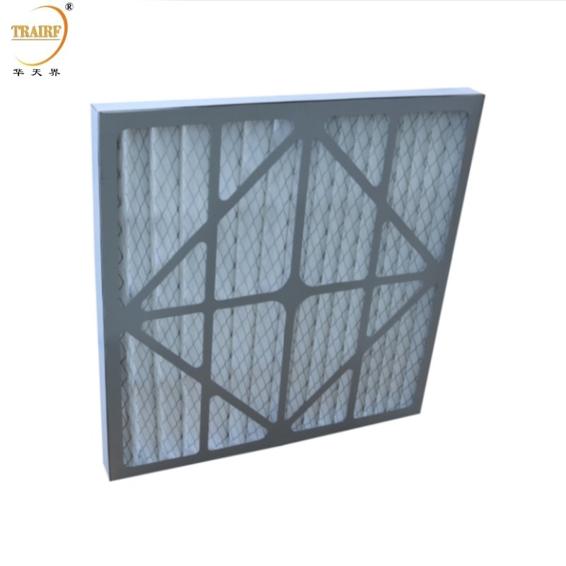 Hot Selling Cheap Price G3/G4 Pre Pleated Panel Filter Paper Cardboard Frame Pocket Air Filter