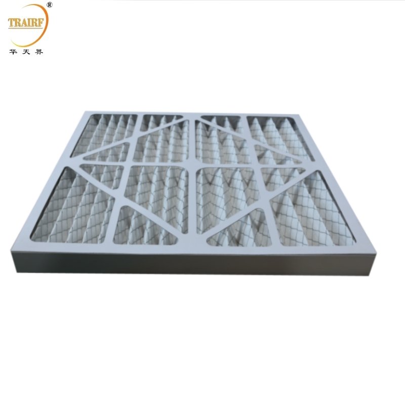 Hot Selling Cheap Price G3/G4 Pre Pleated Panel Filter Paper Cardboard Frame Pocket Air Filter