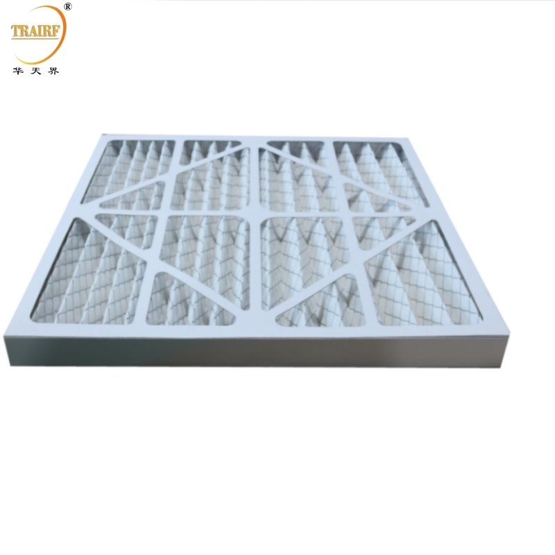 Hot Selling Cheap Price G3/G4 Pre Pleated Panel Filter Paper Cardboard Frame Pocket Air Filter