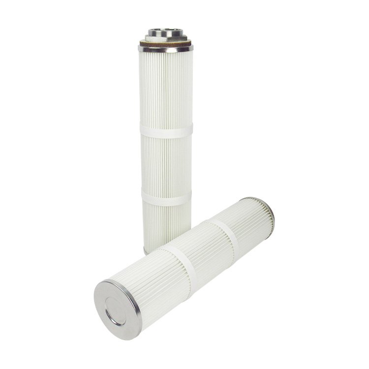 TOPEP Factory Dust Filter Cartridge Waste Gas Treatment Pleated Polyester Cloth and SS304 Air Filter Cartridge