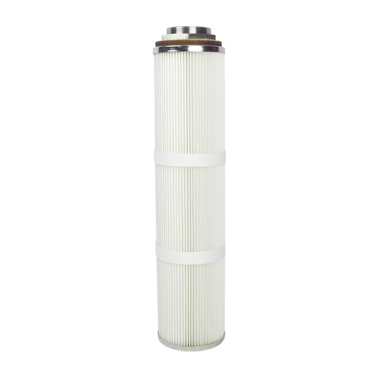 TOPEP Factory Dust Filter Cartridge Waste Gas Treatment Pleated Polyester Cloth and SS304 Air Filter Cartridge