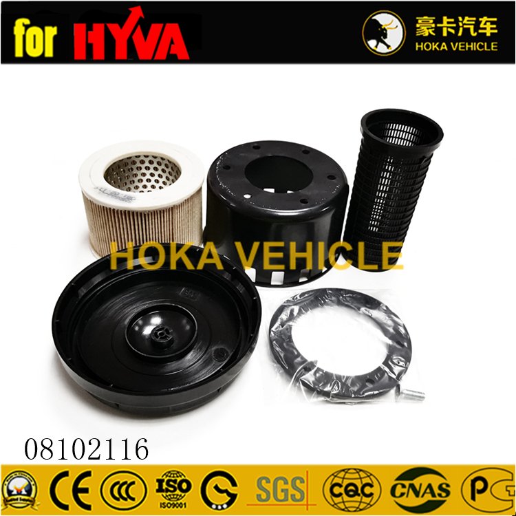Truck Spare Parts Air Filter 08102116 for Dump Truck HYVA Hoist System