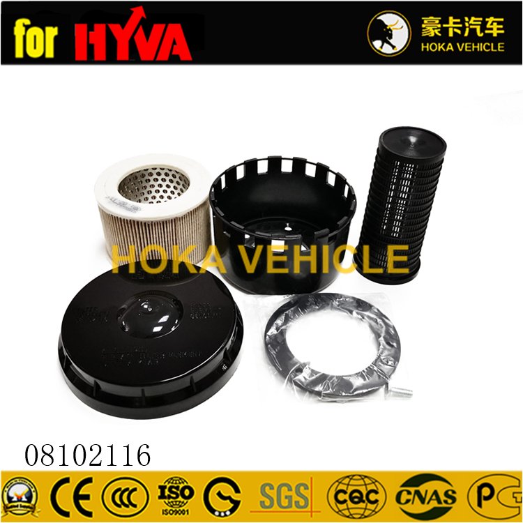 Truck Spare Parts Air Filter 08102116 for Dump Truck HYVA Hoist System