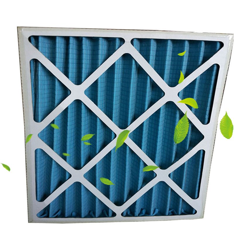 High Quality With Cardboard Frame 20x20x1 Air Filter Merv 13 Custom Pleated Panel Furnace Air Conditioner Air Filter
