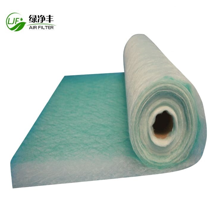 Paint Stop Grease Filter for Inflatable Auto Painting Spray Booth Floor Fiberglass Filter Media Manufacture