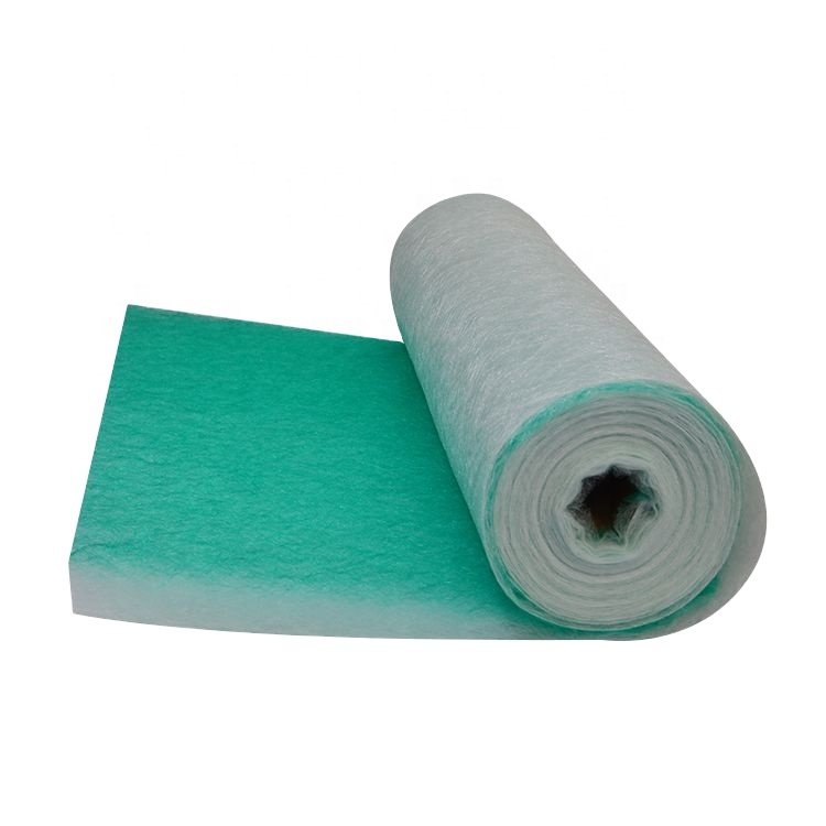 Paint Stop Grease Filter for Inflatable Auto Painting Spray Booth Floor Fiberglass Filter Media Manufacture